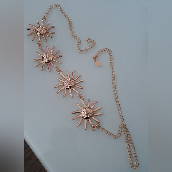 Sunshine Chain Belt Gold NWT - Picture 4 of 6